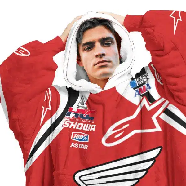 Custom Your Name Oodie Blanket Hoodie - Image 5