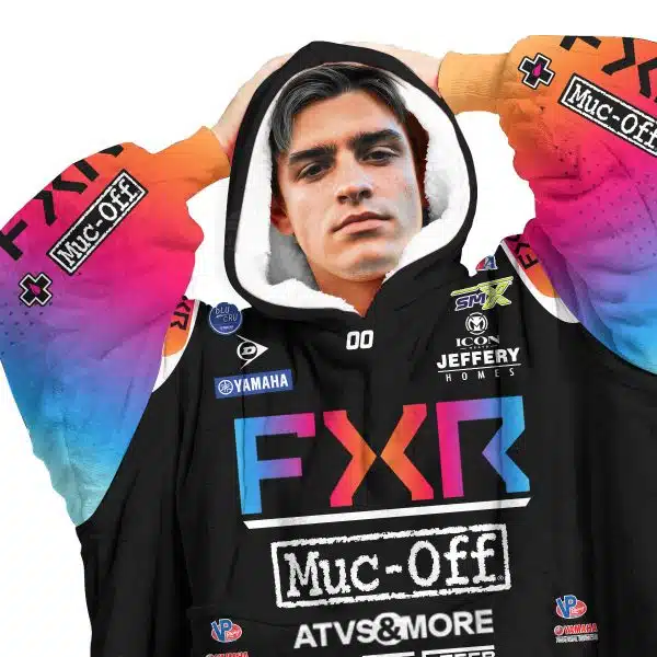 Custom Your Name Oodie Blanket Hoodie - Image 2