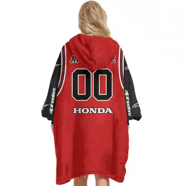 Custom Your Name Oodie Blanket Hoodie - Image 3