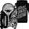 Just Fkcn Send It - Honda - Custom name - Fleece Zip Hoodie