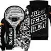 Just Fkcn Send It - Redbull - Custom name - Fleece Zip Hoodie