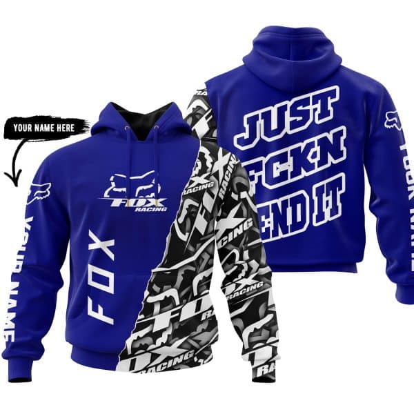 Just Fkcn Send It - Fox Racing - Custom name - Navy