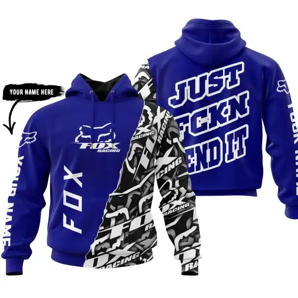 Just Fkcn Send It - Fox Racing - Custom name - Navy