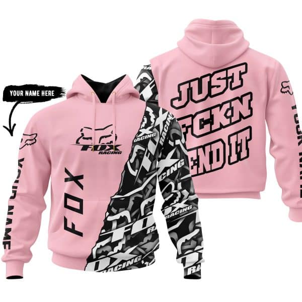 Just Fkcn Send It - Fox Racing - Custom name - Pink