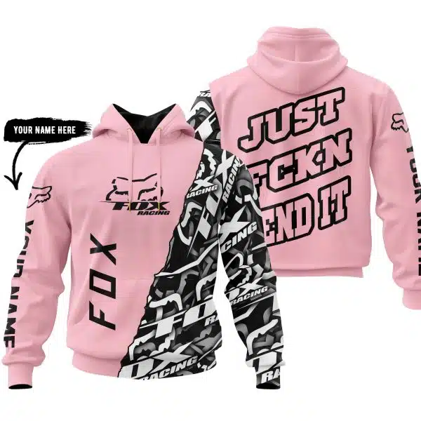 Just Fkcn Send It - Fox Racing - Custom name - Pink