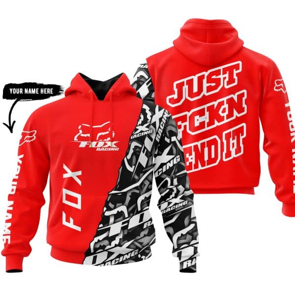 Just Fkcn Send It - Fox Racing - Custom name - Red
