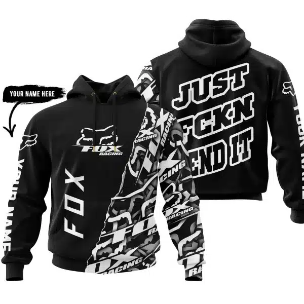 Just Fkcn Send It - Fox Racing - Custom name - Black