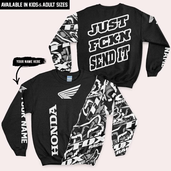 Just Fkcn Send It - Honda - Custom name - Image 4