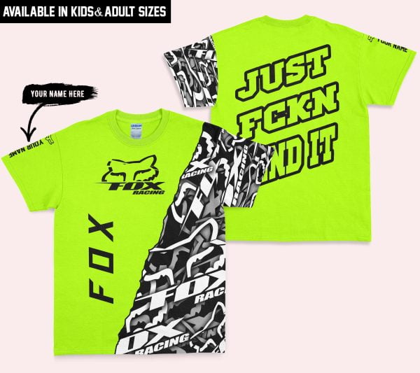 Just Fkcn Send It - Fox Racing - Custom name - Neon - Image 5