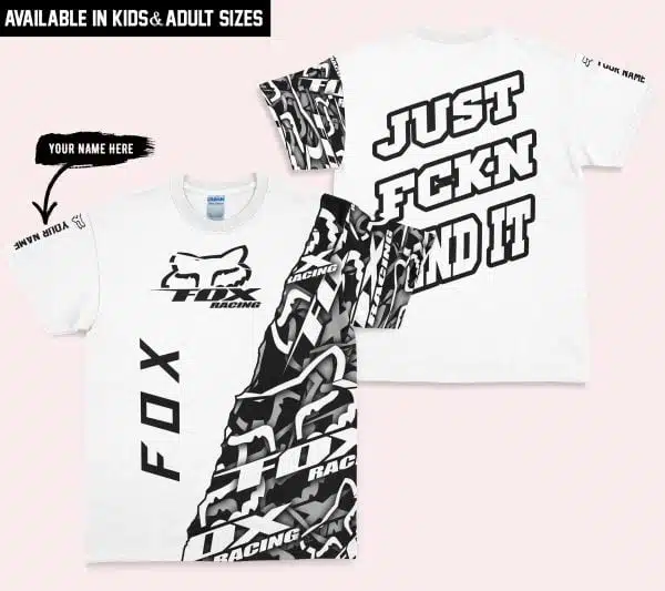 Just Fkcn Send It - Fox Racing - Custom name - White - Image 5