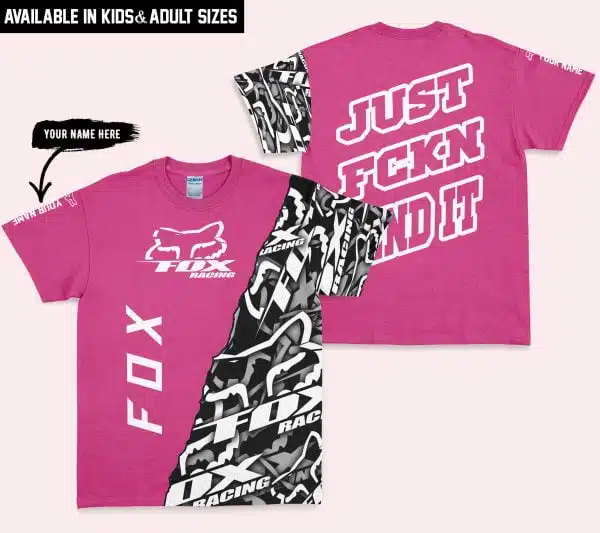 Just Fkcn Send It - Fox Racing - Custom name - Bright pink - Image 5