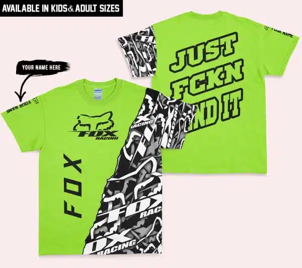 Just Fkcn Send It - Fox Racing - Custom name - Green - Image 5