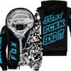Just Fkcn Send It - Fox Racing - Custom name - Vivid green - Fleece Zip Hoodie