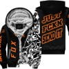 Just Fkcn Send It - Fox Racing - Custom name - Orange - Fleece Zip Hoodie