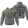 Too Fast To Live Too Young To Die - Monster Energy Fox Racing - Grey