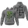 Too Fast To Live Too Young To Die - Monster Energy Fox Racing - Grey