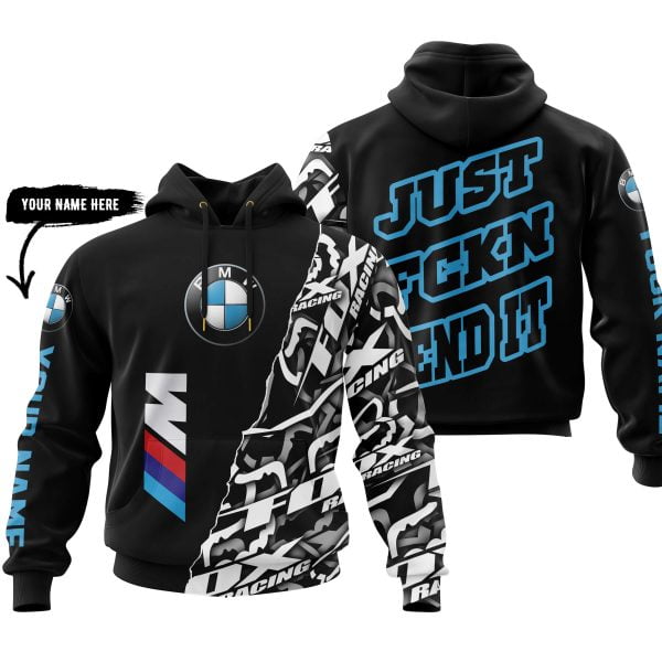 Just Fkcn Send It - BWM - Custom name - Blue