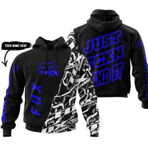 Just Fkcn Send It - Fox Racing - Custom name - Blue