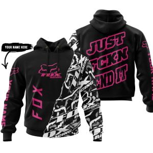 Just Fkcn Send It - Fox Racing - Custom name - Bright pink