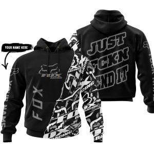 Just Fkcn Send It - Fox Racing - Custom name - Grey