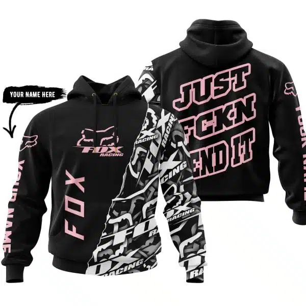 Just Fkcn Send It - Fox Racing - Custom name - Pink