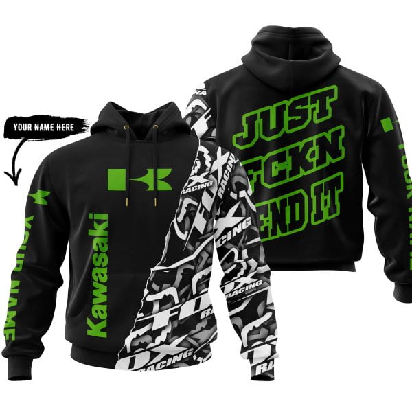 Just Fkcn Send It - Kawasaki - Custom name - Green