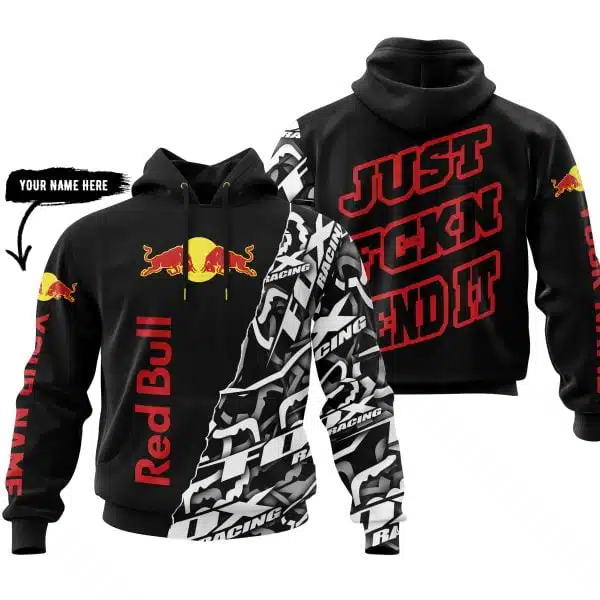 Just Fkcn Send It - Redbull - Custom name - Red