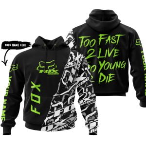 Too Fast To Live Too Young To Die - Fox Racing - Green