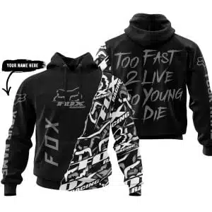 Too Fast To Live Too Young To Die - Fox Racing - Grey
