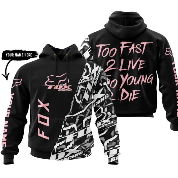 Too Fast To Live Too Young To Die - Fox Racing - Pink