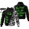 Too Fast To Live Too Young To Die - Fox Racing - Vivid Green