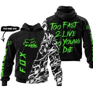 Too Fast To Live Too Young To Die - Fox Racing - Vivid Green