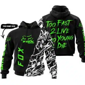 Too Fast To Live Too Young To Die - Fox Racing - Vivid Green