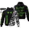 Too Fast To Live Too Young To Die - Kawasaki - Custom name - Green
