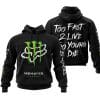 Too Fast To Live Too Young To Die - Monster Energy Fox Racing - Black