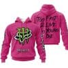 Too Fast To Live Too Young To Die - Monster Energy Fox Racing - Bright pink