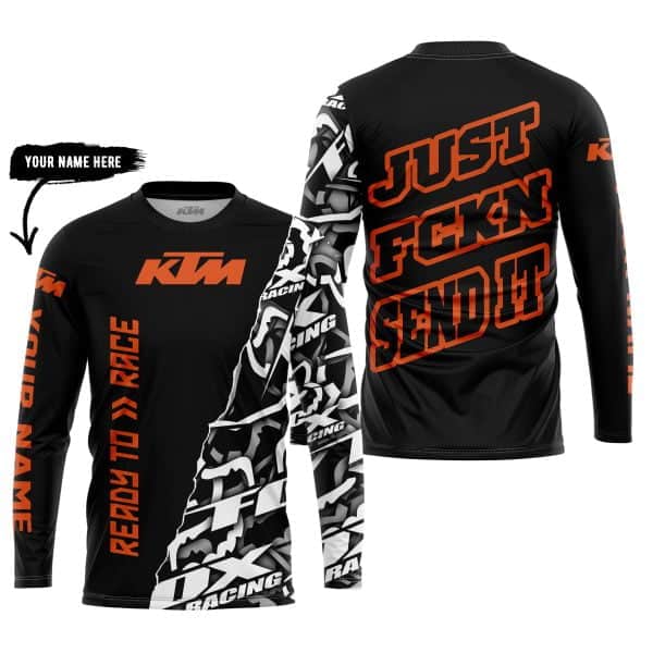 Just Fkcn Send It - Ktm - Custom name - Orange - Image 3
