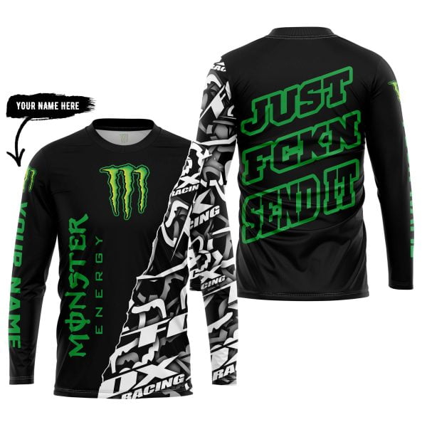 Just Fkcn Send It - Monster - Custom name - Green - Image 5