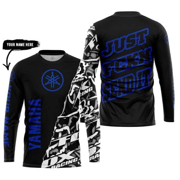 Just Fkcn Send It - Yamaha - Custom name - Blue - Image 5