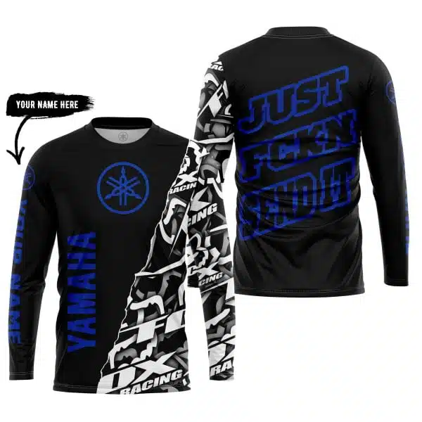 Just Fkcn Send It - Yamaha - Custom name - Blue - Image 5