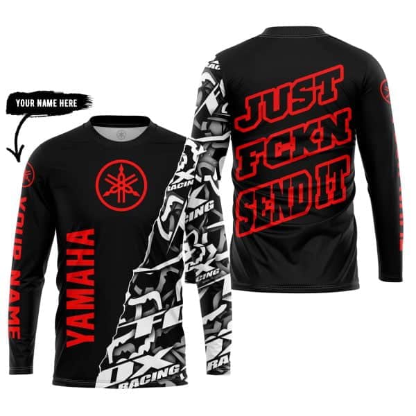 Just Fkcn Send It - Yamaha - Custom name - Red - Image 5