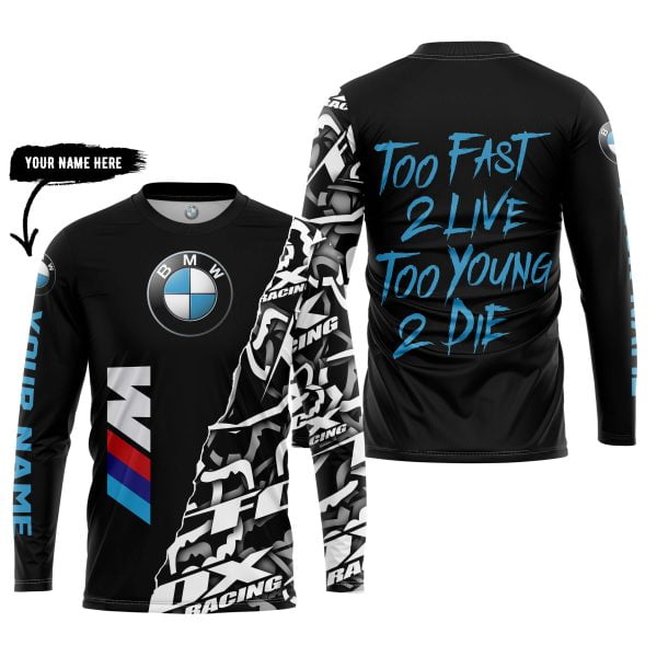 Too Fast To Live Too Young To Die - BWM - Custom name - Blue - Image 5