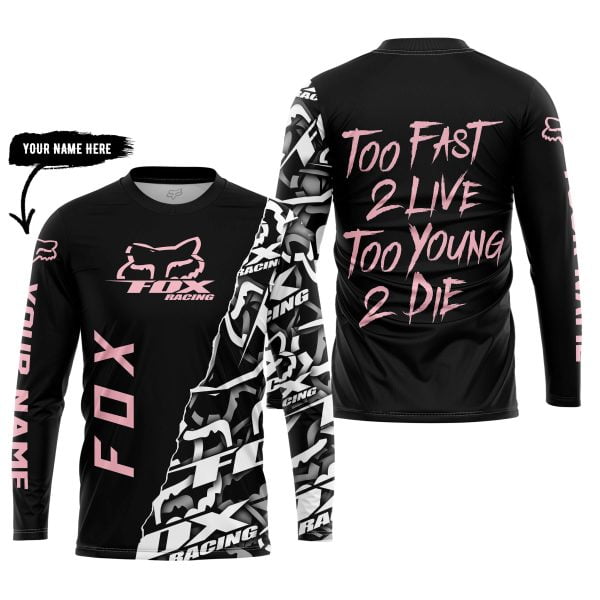 Too Fast To Live Too Young To Die - Fox Racing - Pink - Image 5