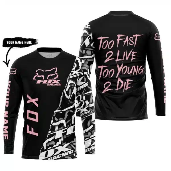 Too Fast To Live Too Young To Die - Fox Racing - Pink - Image 5