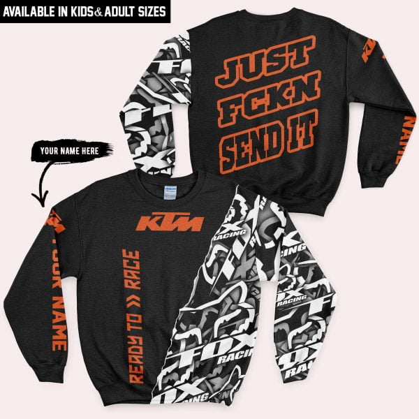 Just Fkcn Send It - Ktm - Custom name - Orange - Image 5