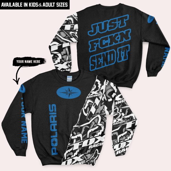 Just Fkcn Send It - Polaris - Custom name - Blue - Image 4