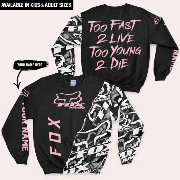 Too Fast To Live Too Young To Die - Fox Racing - Pink - Image 4