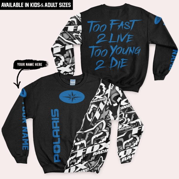 Too Fast To Live Too Young To Die - Polaris - Custom name - Blue - Image 4