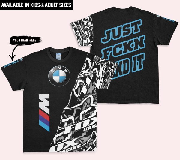 Just Fkcn Send It - BWM - Custom name - Blue - Image 4