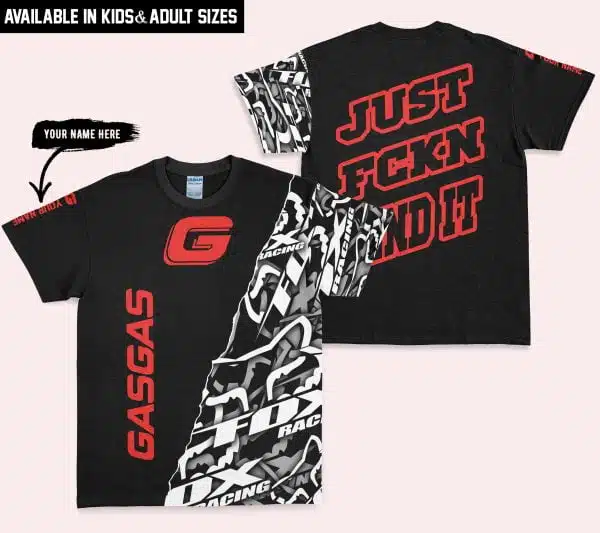 Just Fkcn Send It - Gas Gas - Custom name - Red - Image 3